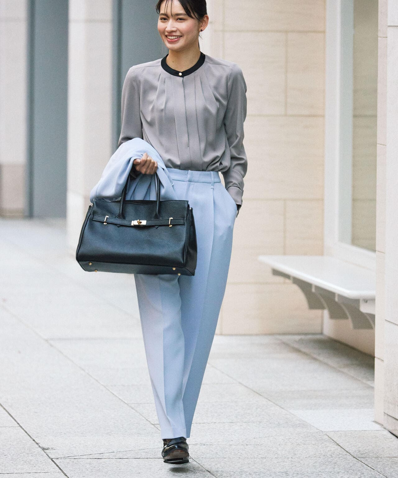 デイリーファンクション タックテーパードパンツ(セットアップ可) 6694127300