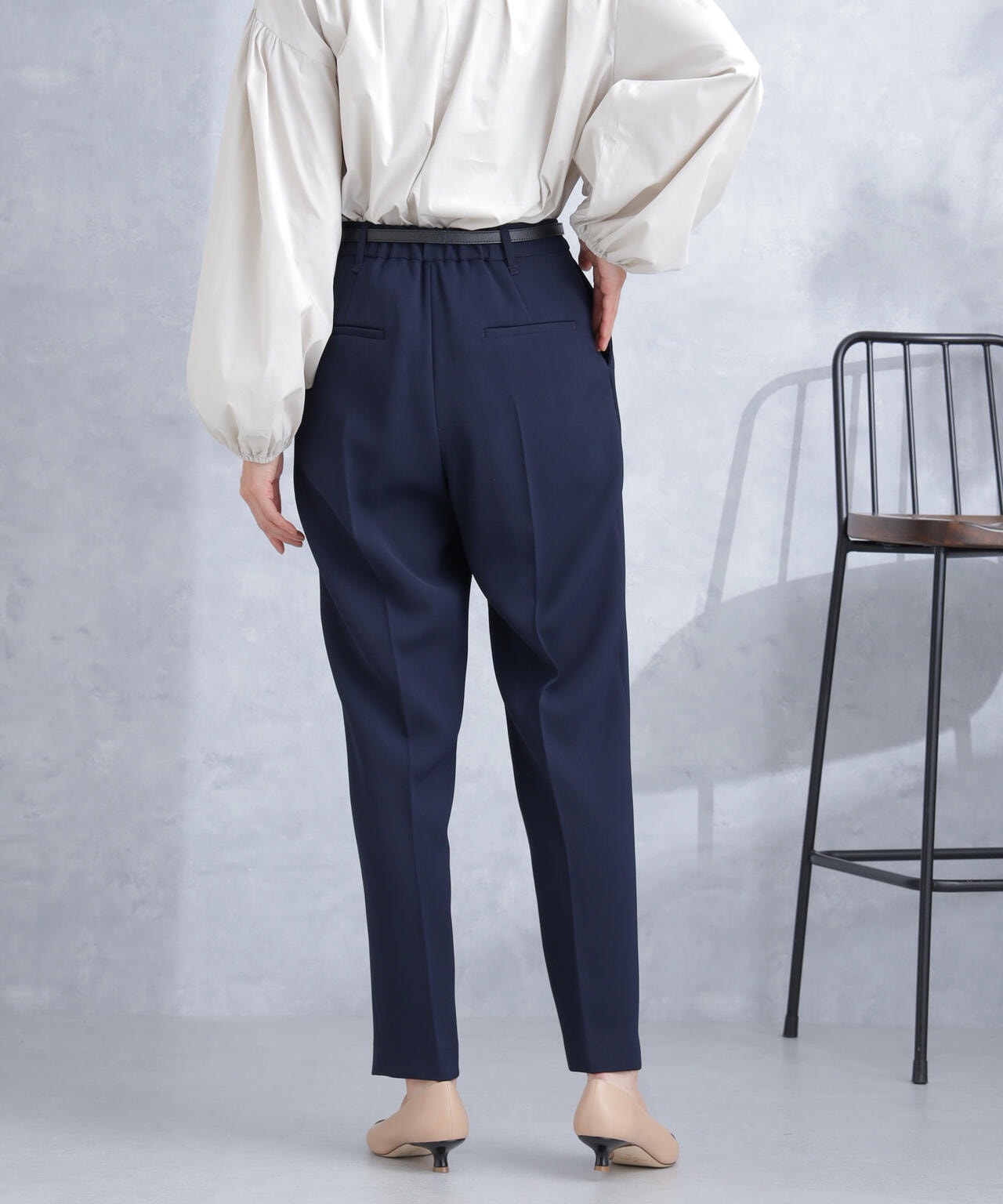 デイリーファンクション タックテーパードパンツ(セットアップ可) 6694127300