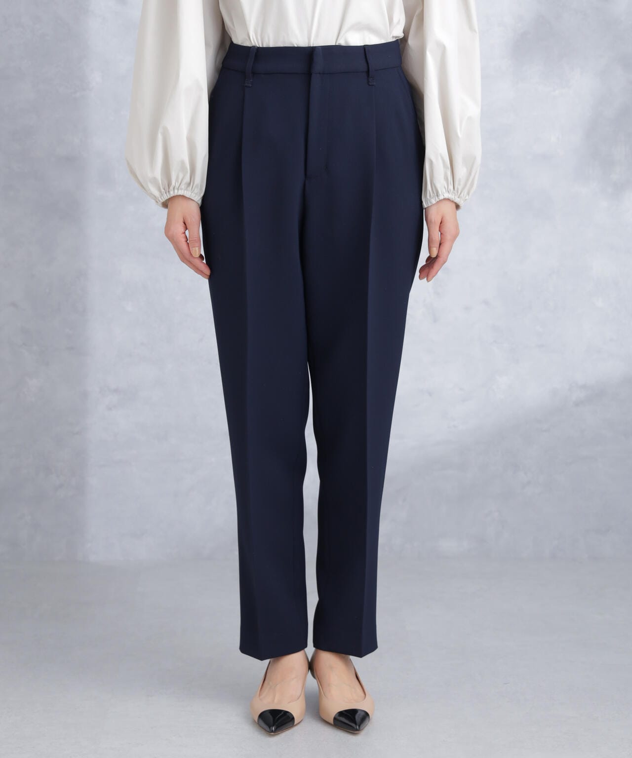 デイリーファンクション タックテーパードパンツ(セットアップ可) 6694127300