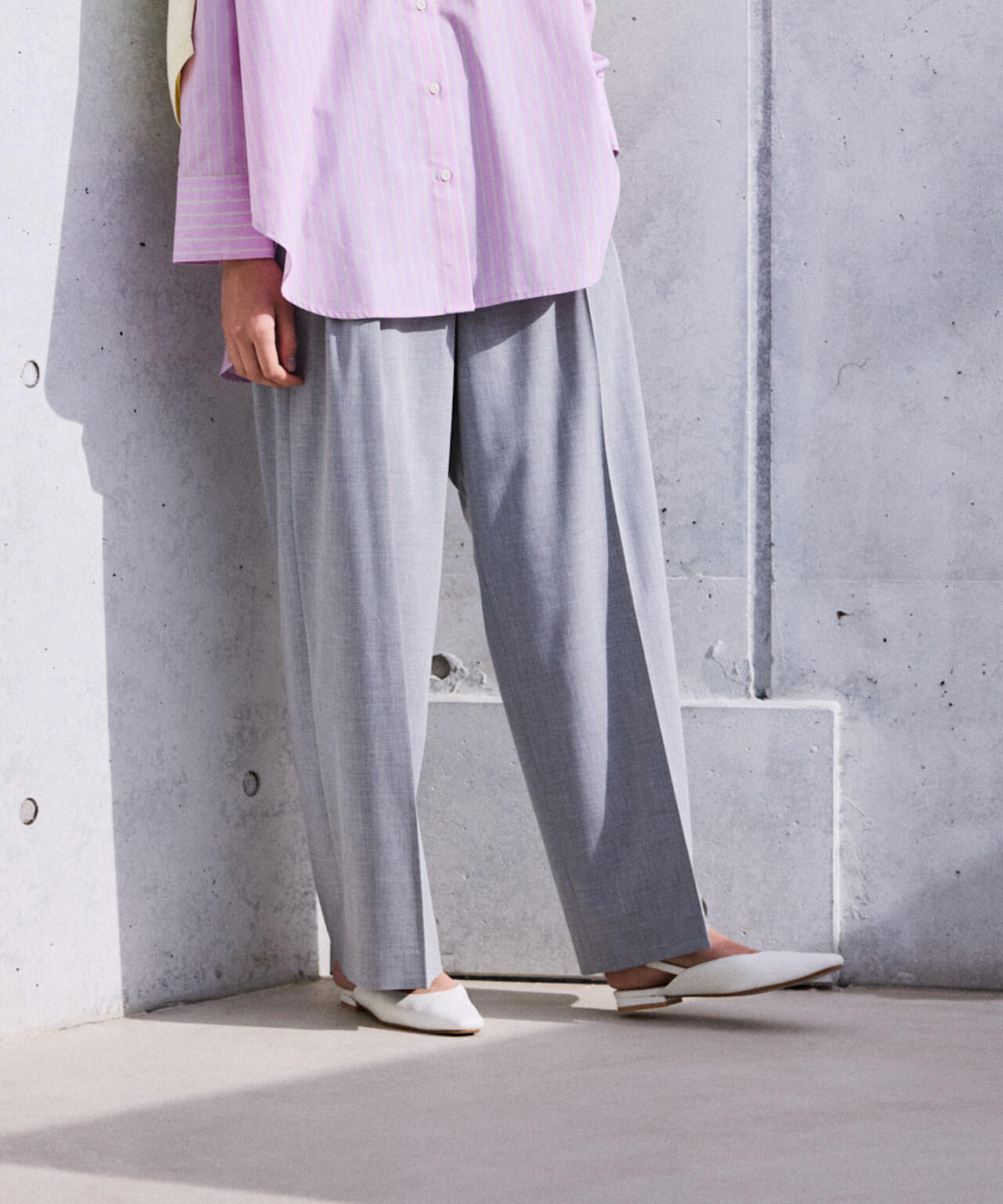 トロストレッチ2タックワイドパンツ(セットアップ可) 6694127302