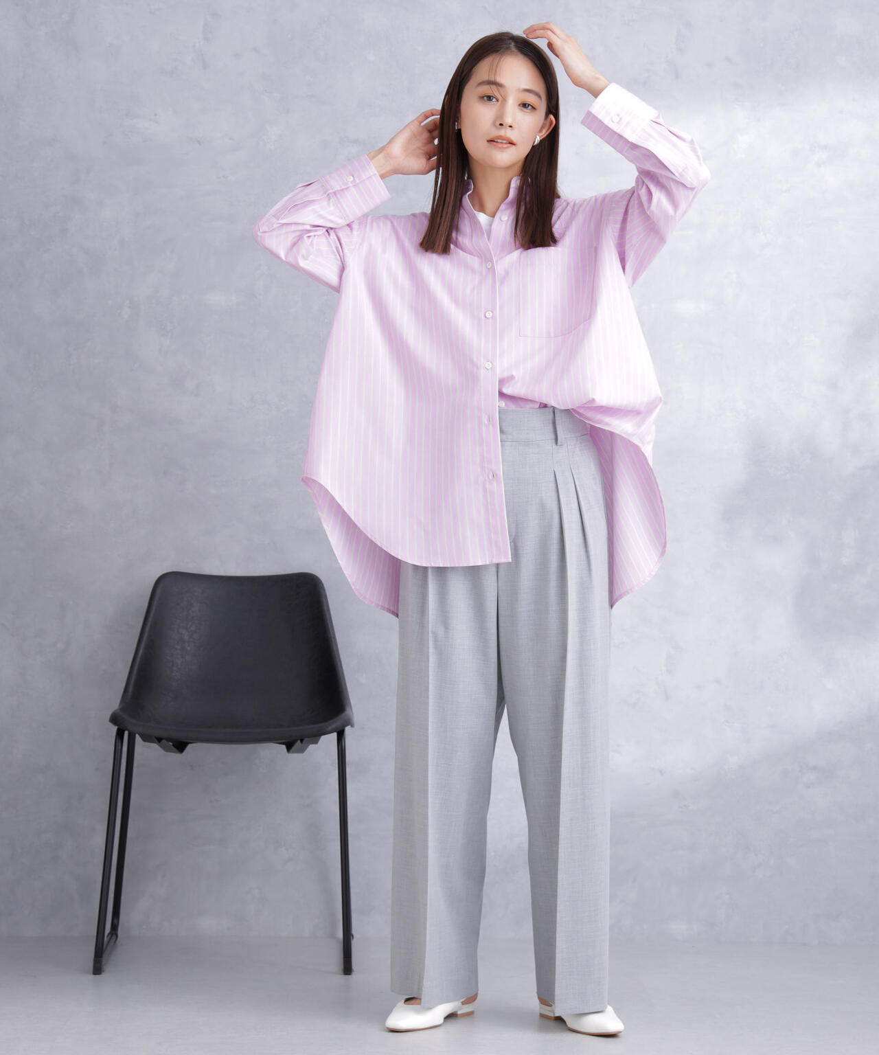 トロストレッチ2タックワイドパンツ(セットアップ可) 6694127302