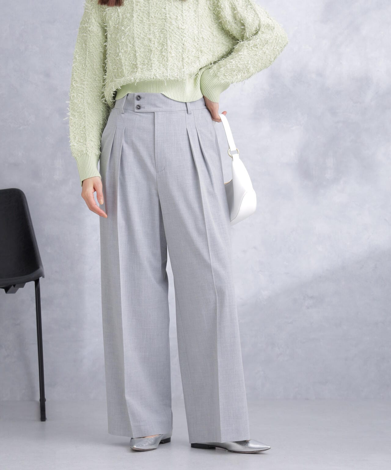 トロストレッチ2タックワイドパンツ(セットアップ可) 6694127302