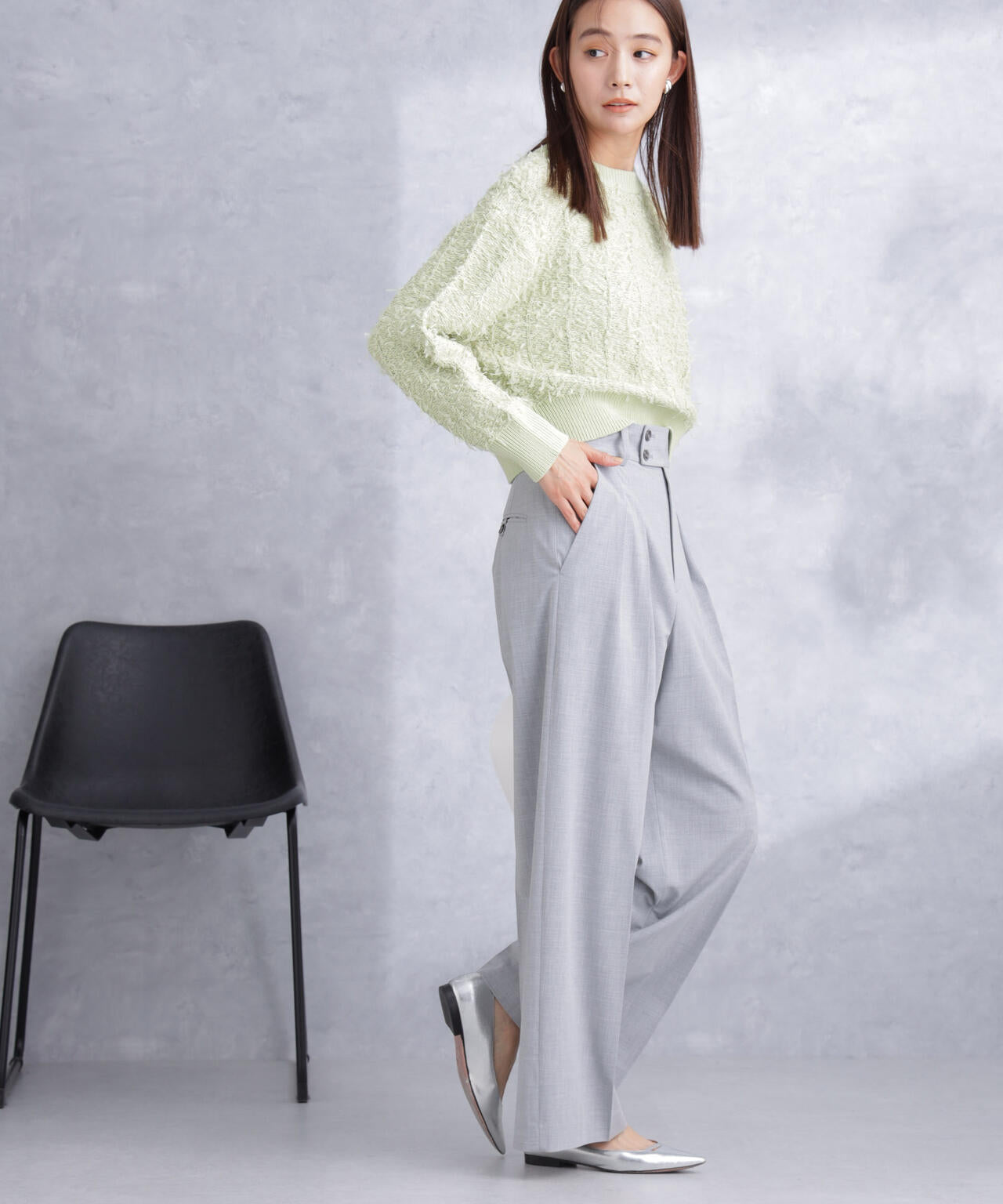 トロストレッチ2タックワイドパンツ(セットアップ可) 6694127302