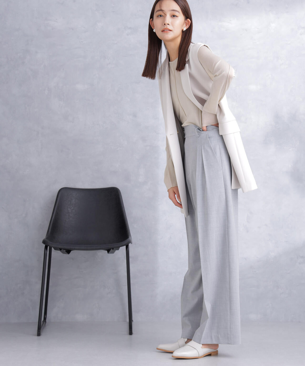 トロストレッチ2タックワイドパンツ(セットアップ可) 6694127302