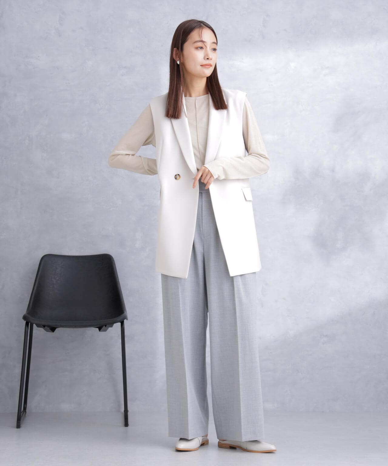 トロストレッチ2タックワイドパンツ(セットアップ可) 6694127302