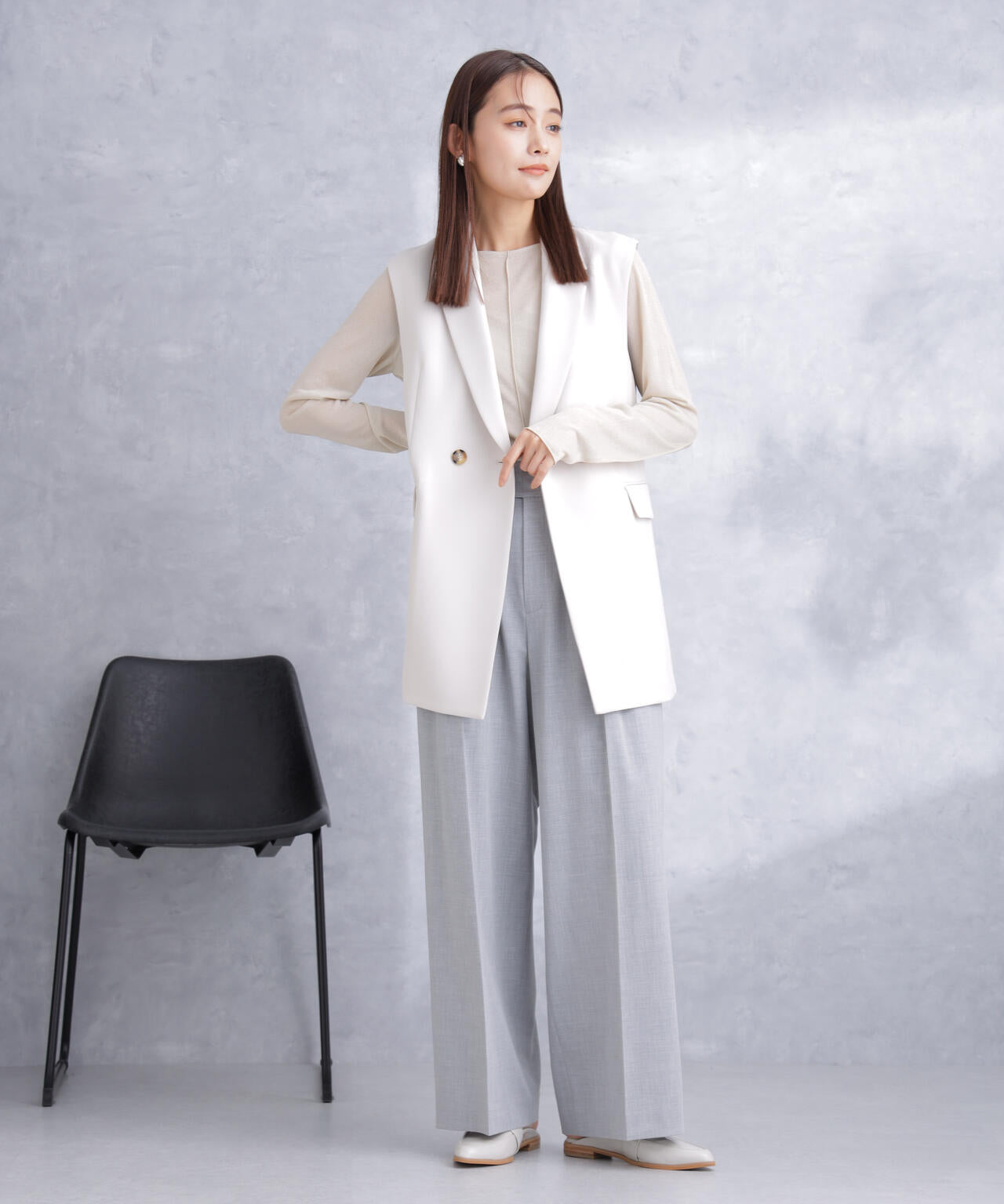 トロストレッチ2タックワイドパンツ(セットアップ可) 6694127302