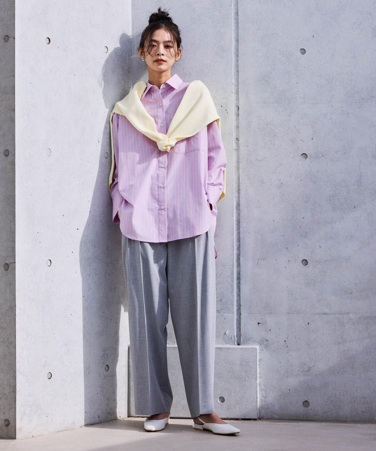 トロストレッチ2タックワイドパンツ(セットアップ可) 6694127302