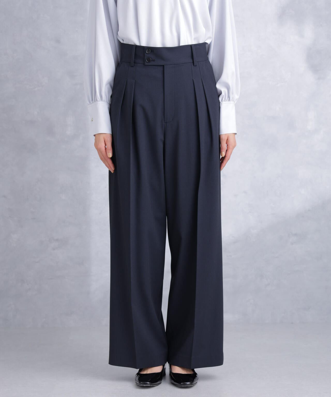 トロストレッチ2タックワイドパンツ(セットアップ可) 6694127302