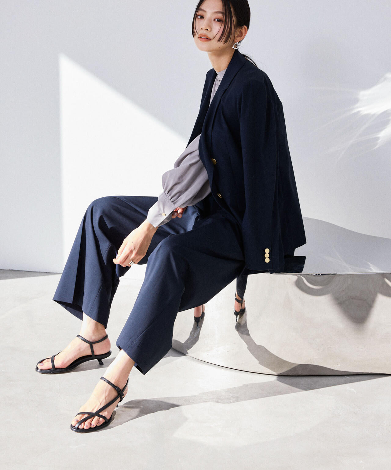 トロストレッチ2タックワイドパンツ(セットアップ可) 6694127302