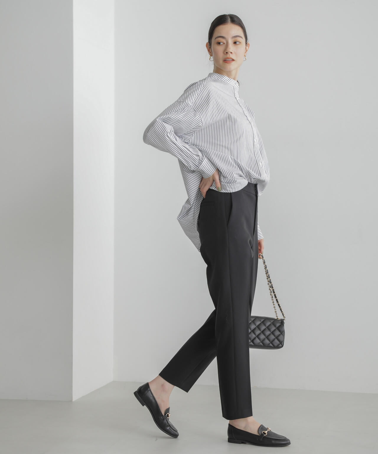 スリムテーパードパンツ 6694127306