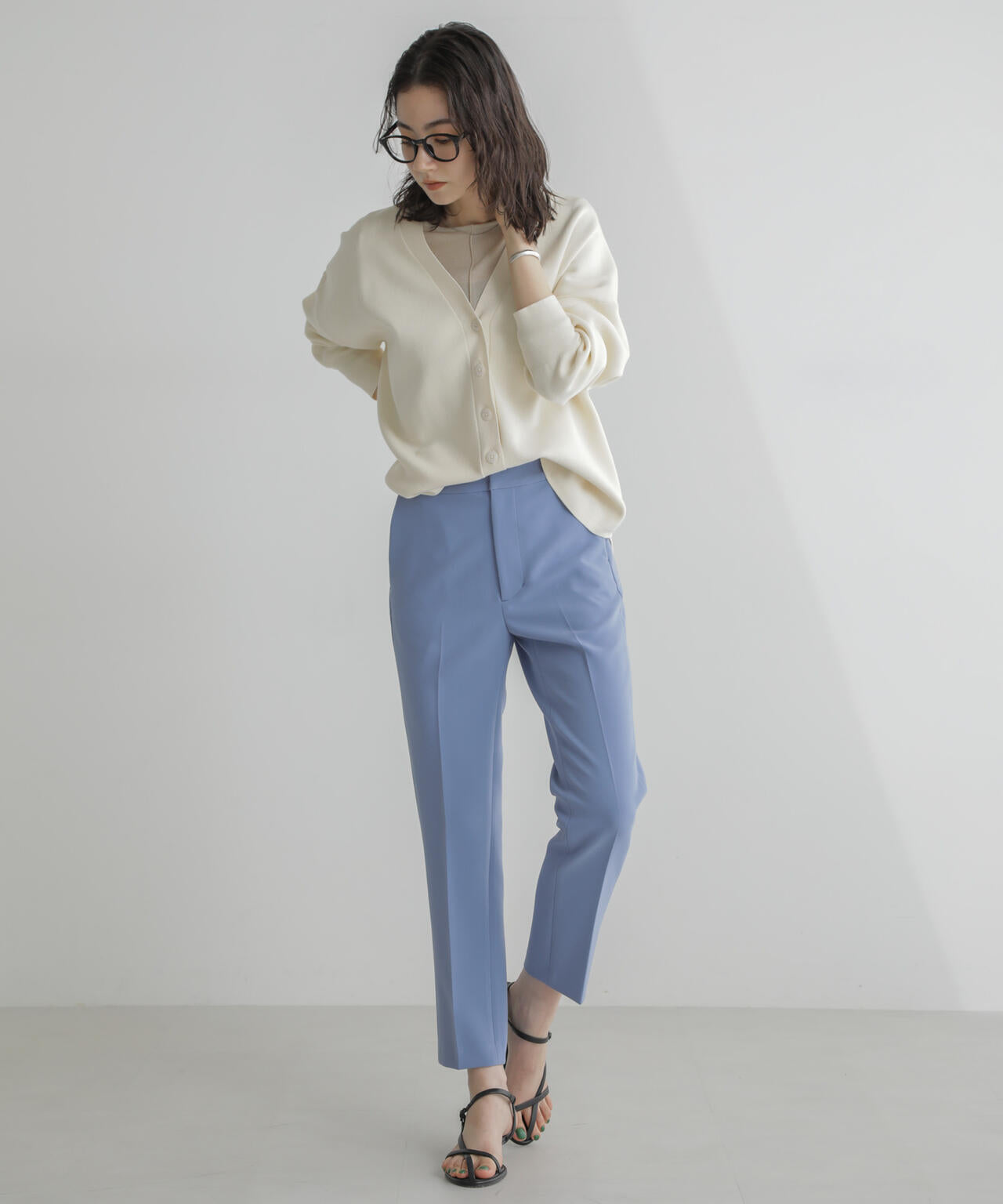 スリムテーパードパンツ 6694127306