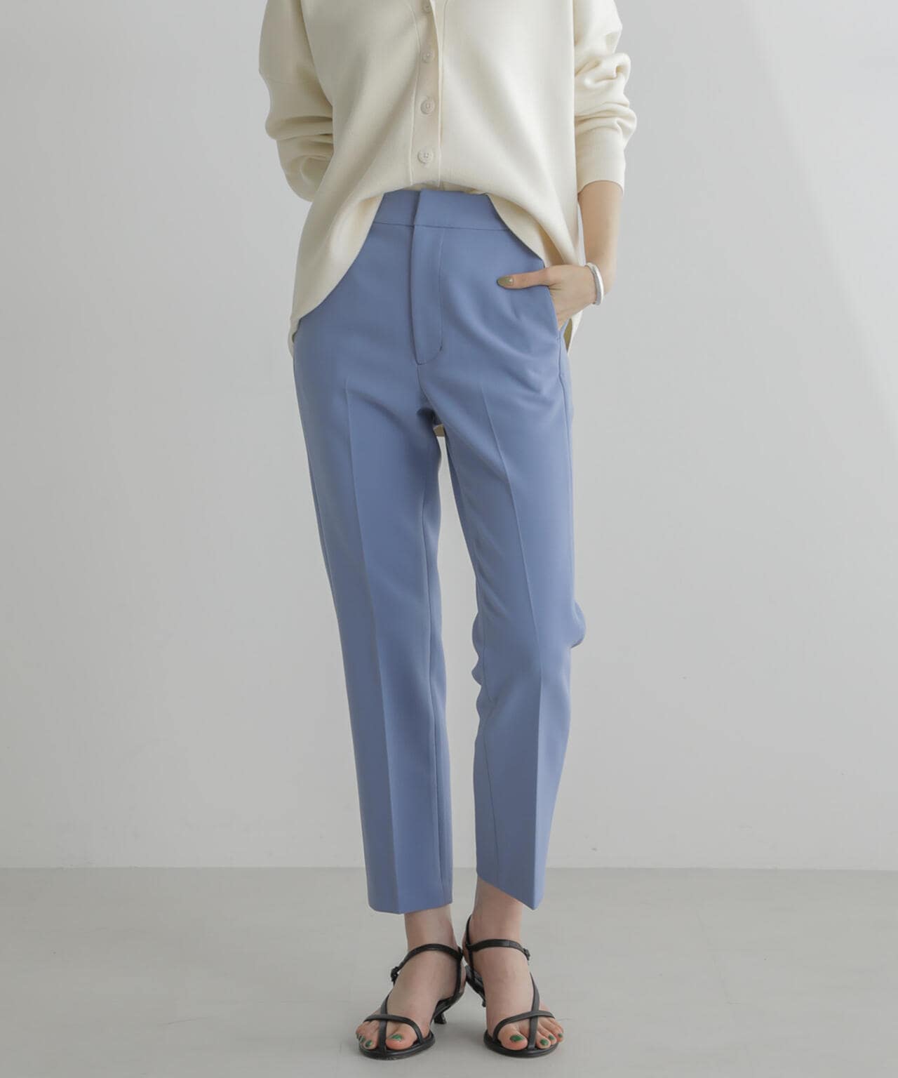 スリムテーパードパンツ 6694127306