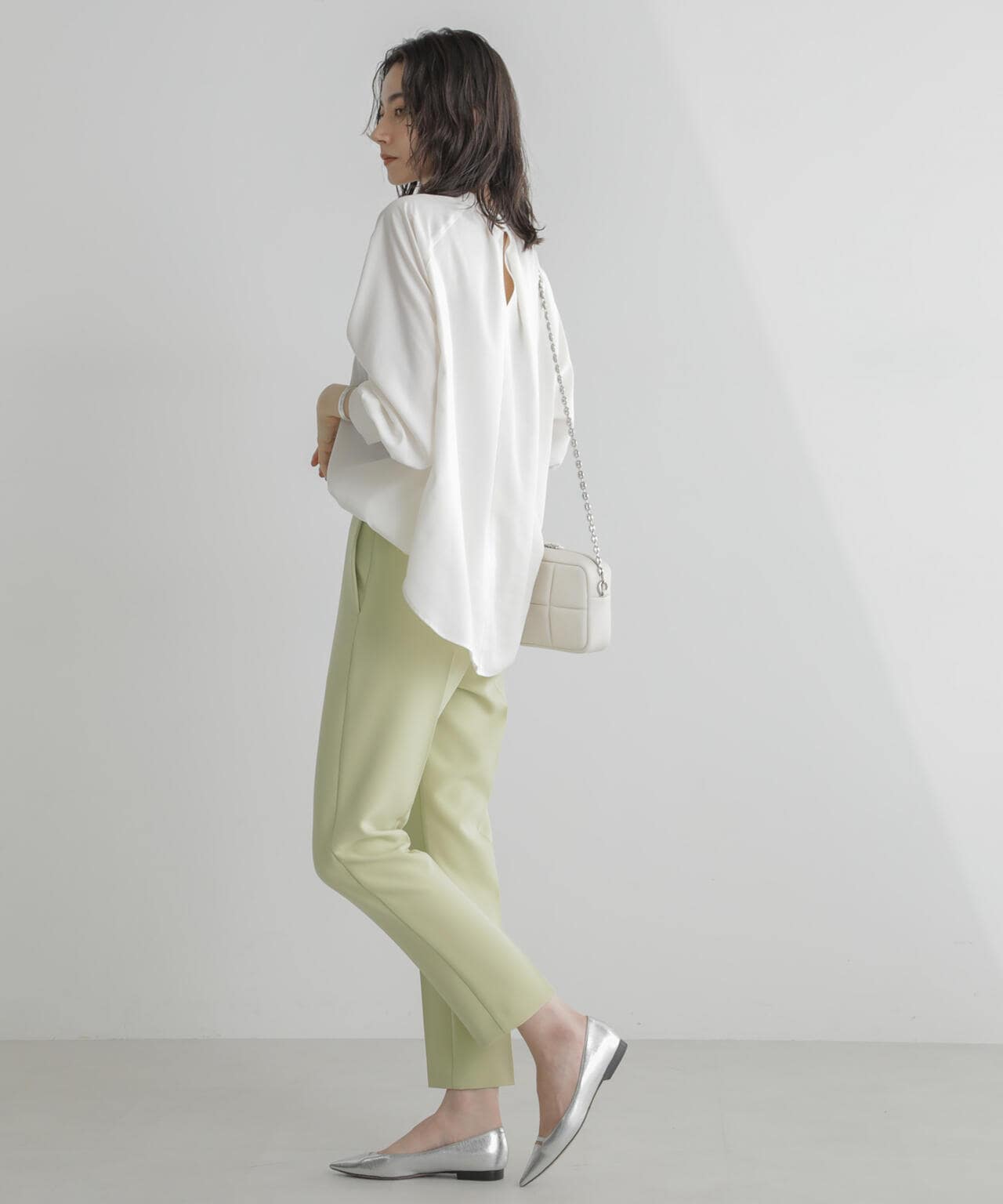 スリムテーパードパンツ 6694127306