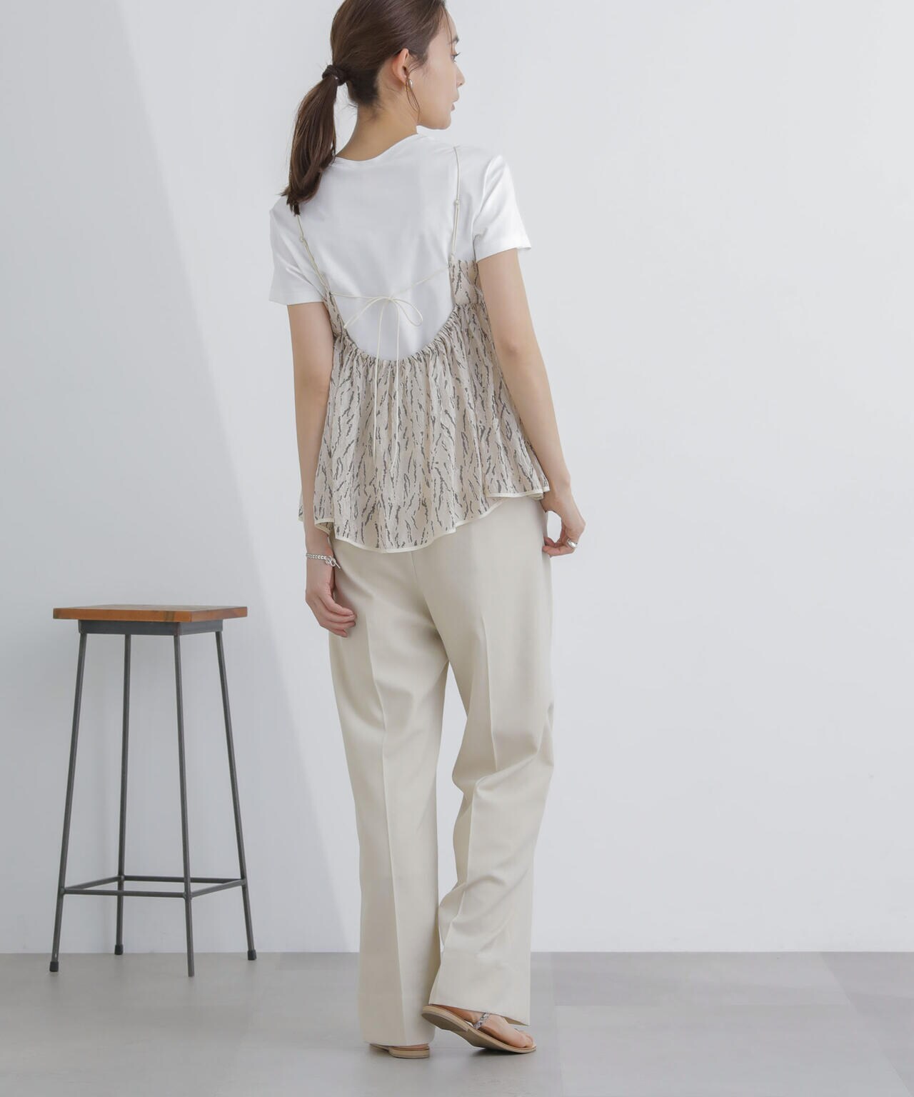 サイドボタンワイドパンツ(セットアップ対応) 6694127307