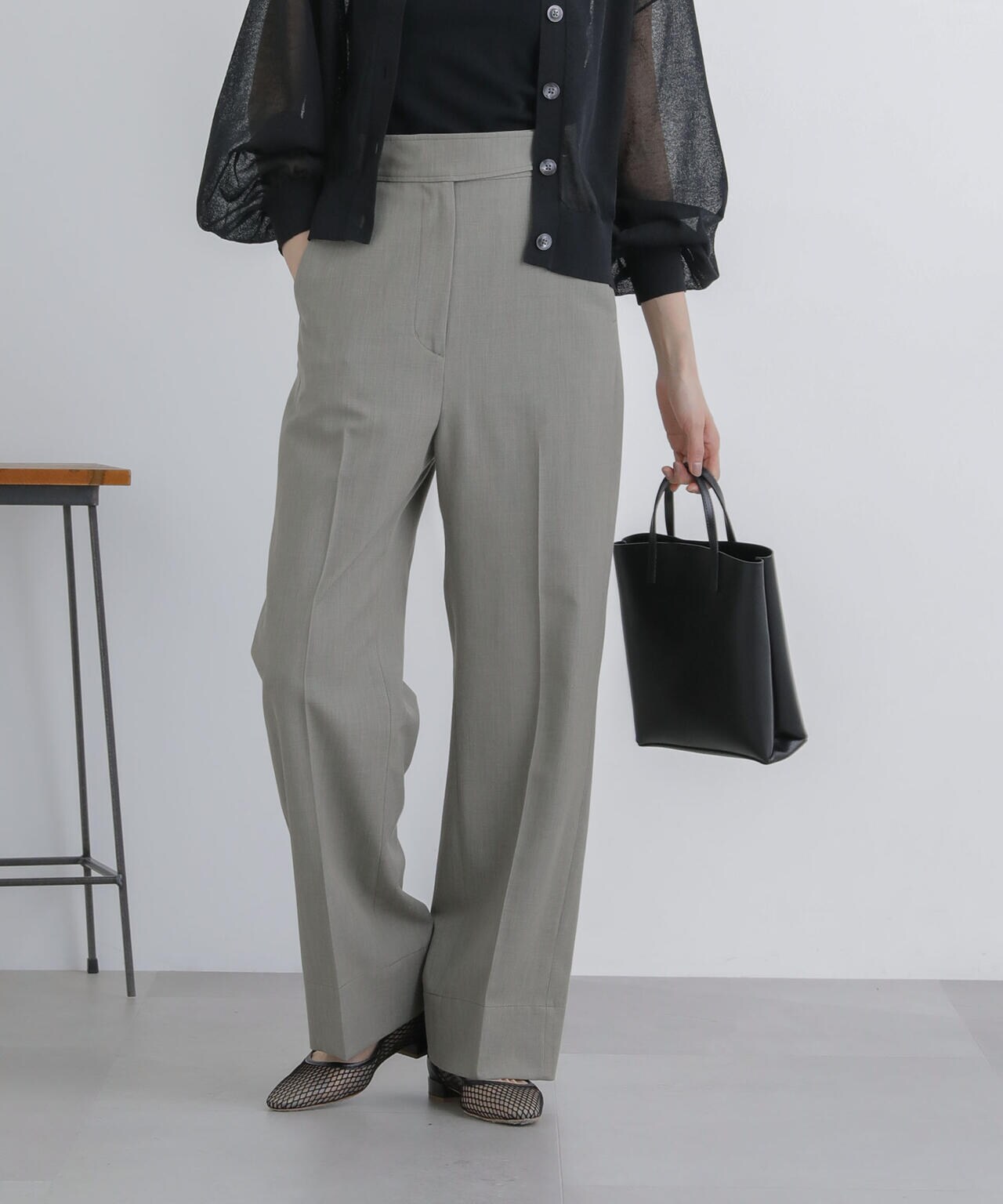 サイドボタンワイドパンツ(セットアップ対応) 6694127307