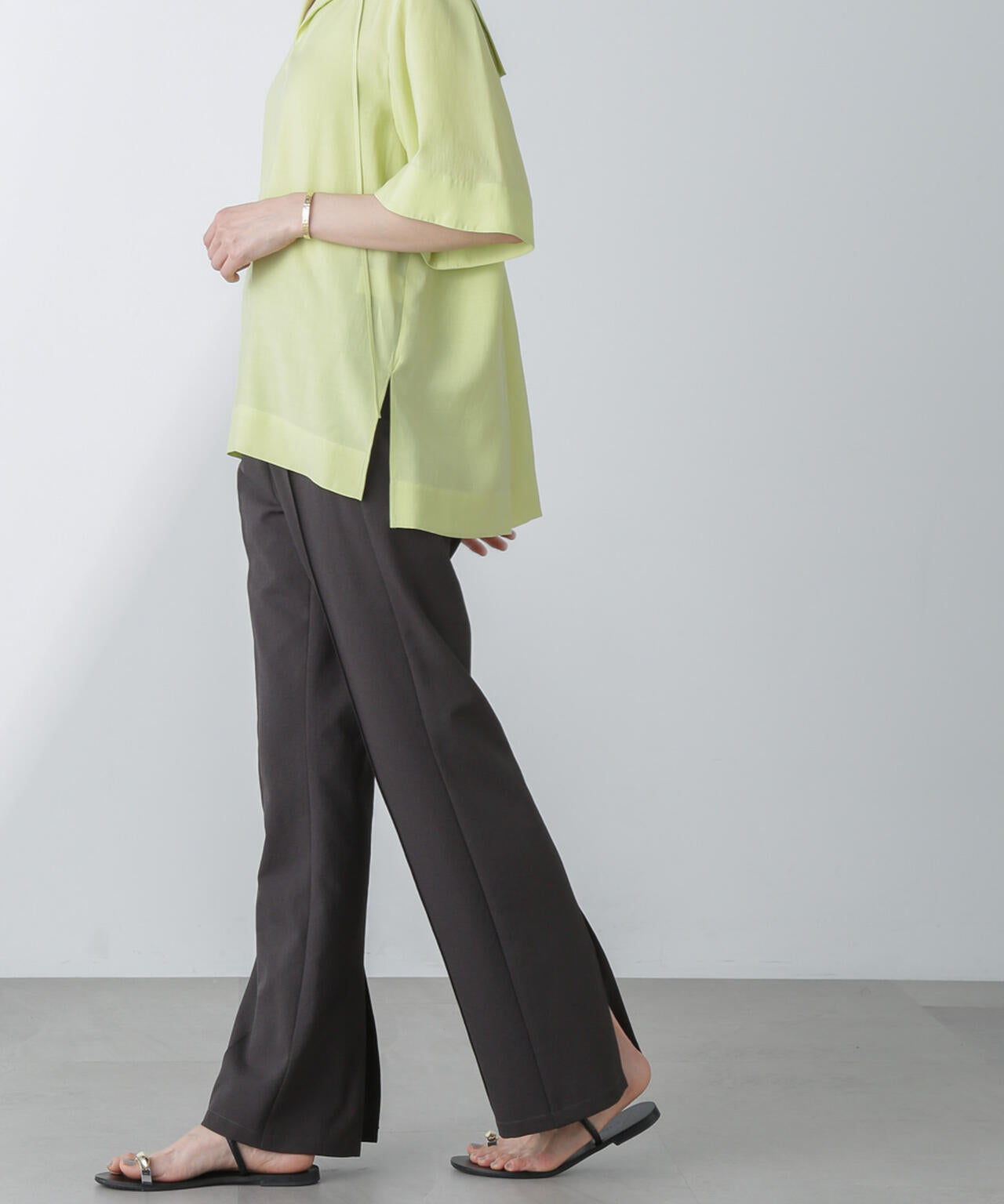 バックスリットトラックパンツ 6694127313