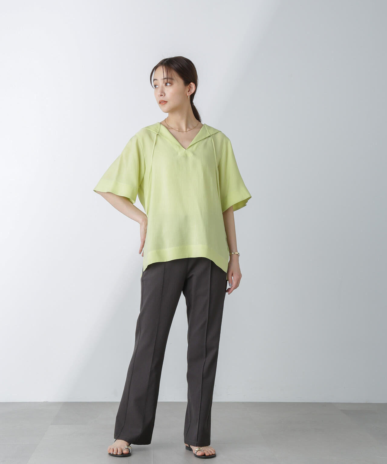 バックスリットトラックパンツ 6694127313