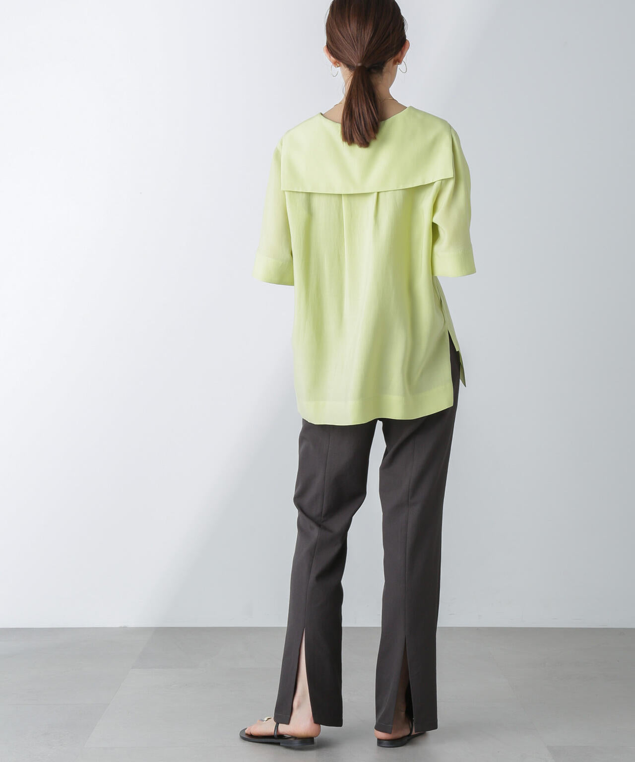 バックスリットトラックパンツ 6694127313