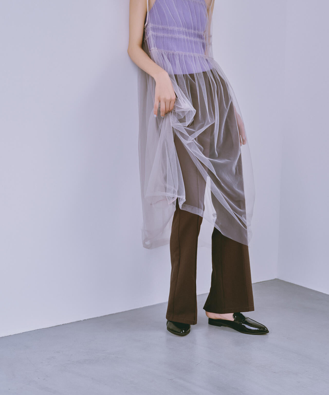 バックスリットトラックパンツ 6694127313