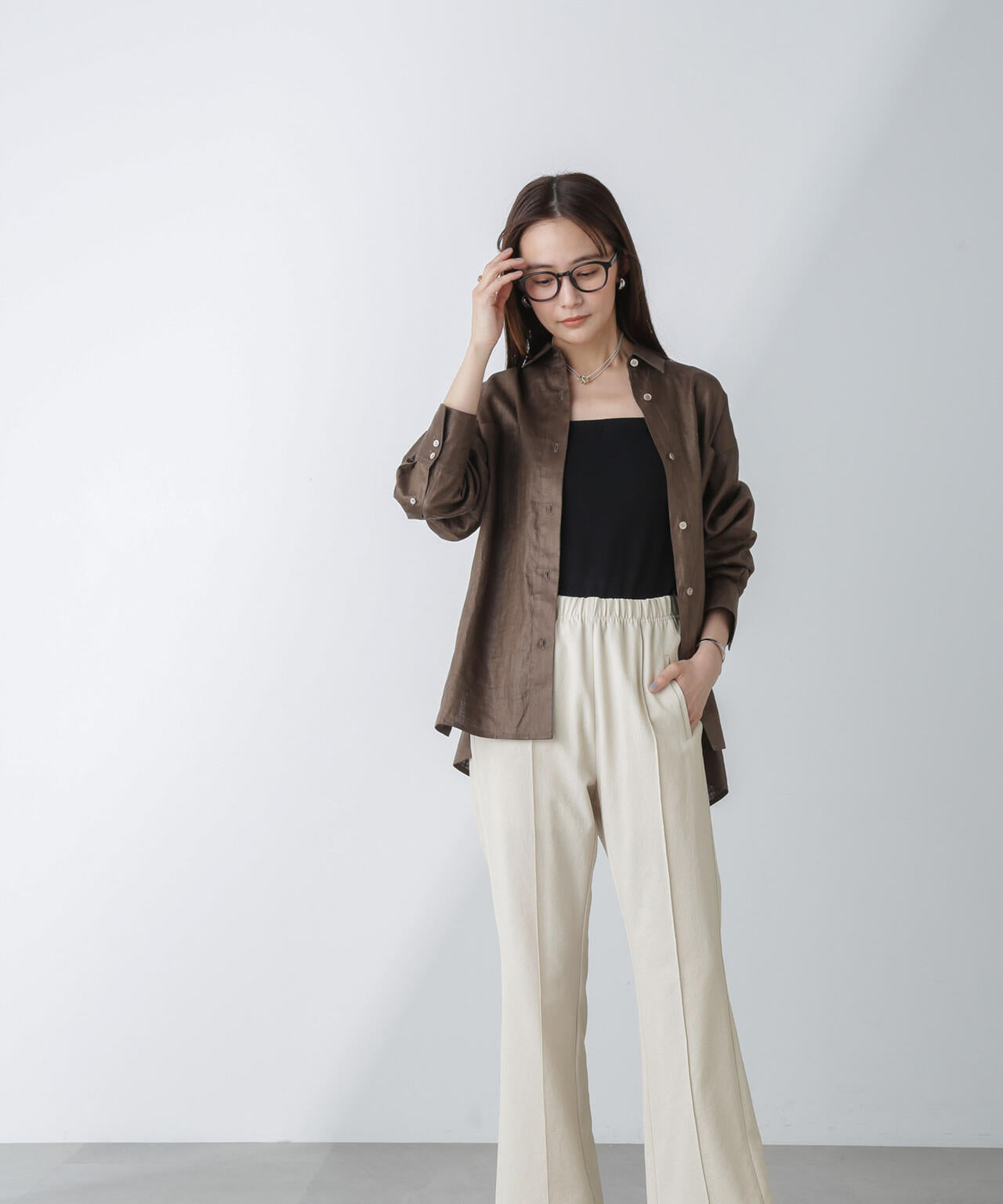 バックスリットトラックパンツ 6694127313