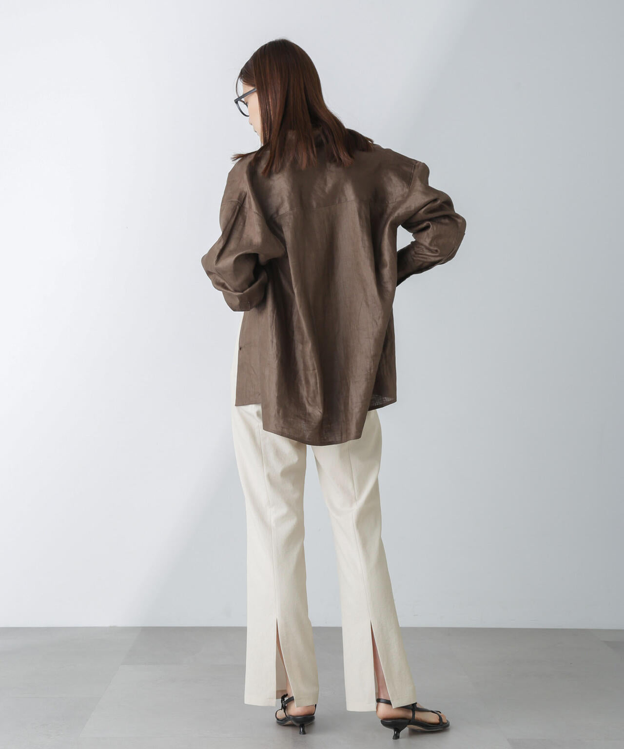 バックスリットトラックパンツ 6694127313