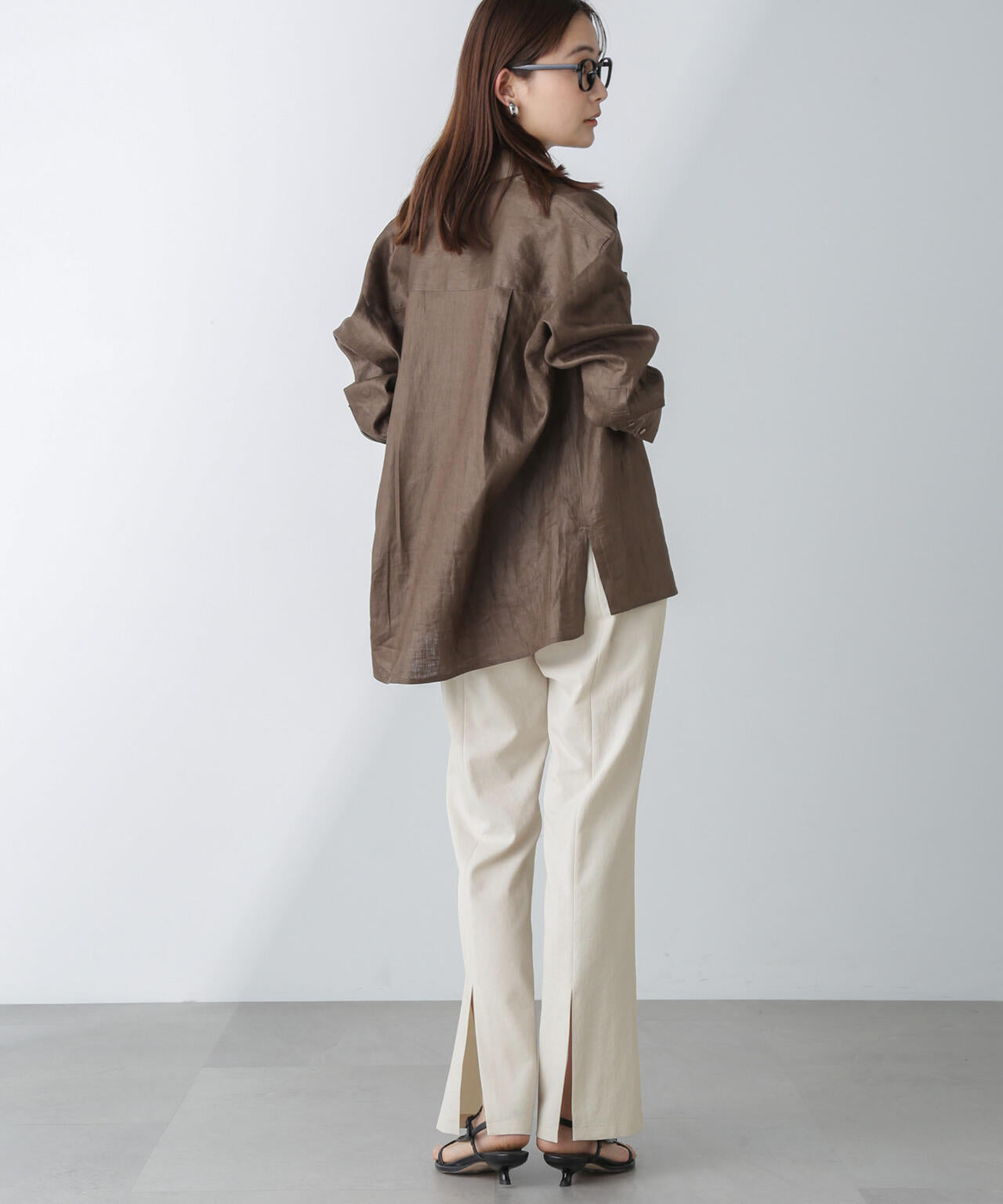 バックスリットトラックパンツ 6694127313