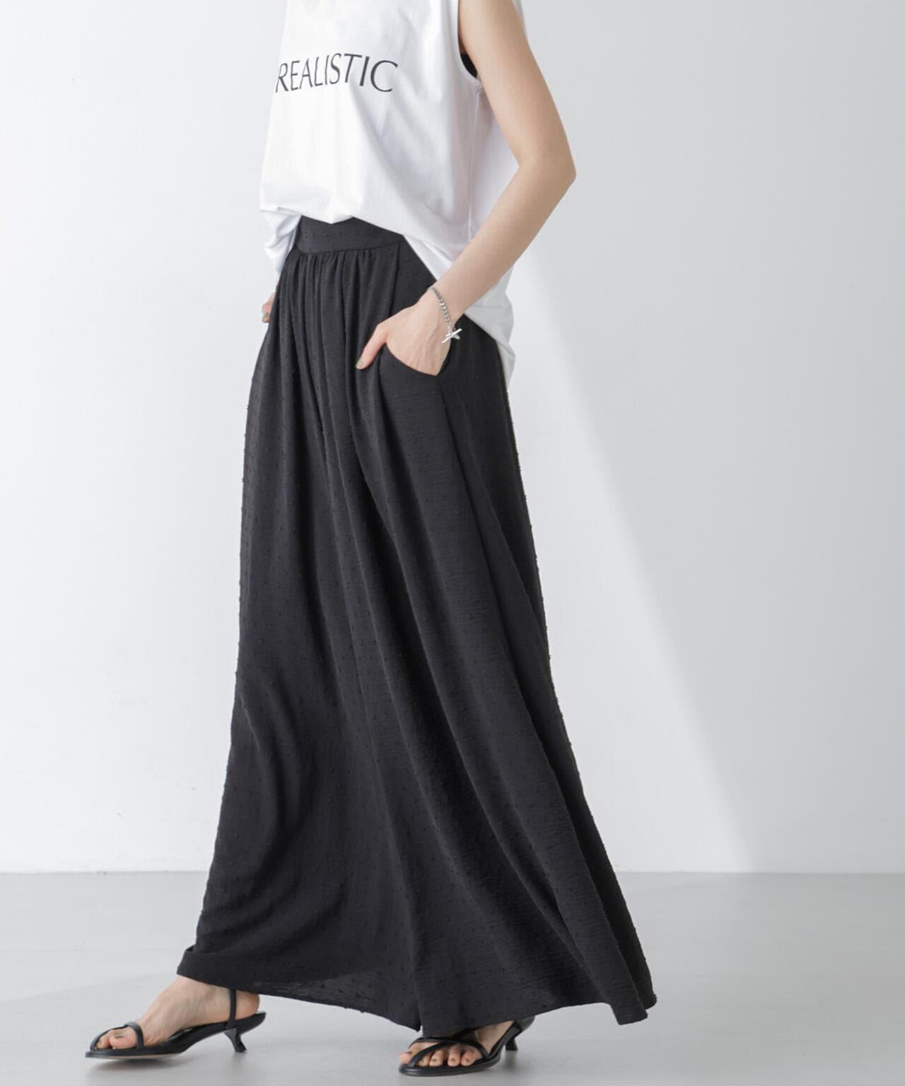 ドビードットワイドパンツ 6694127314