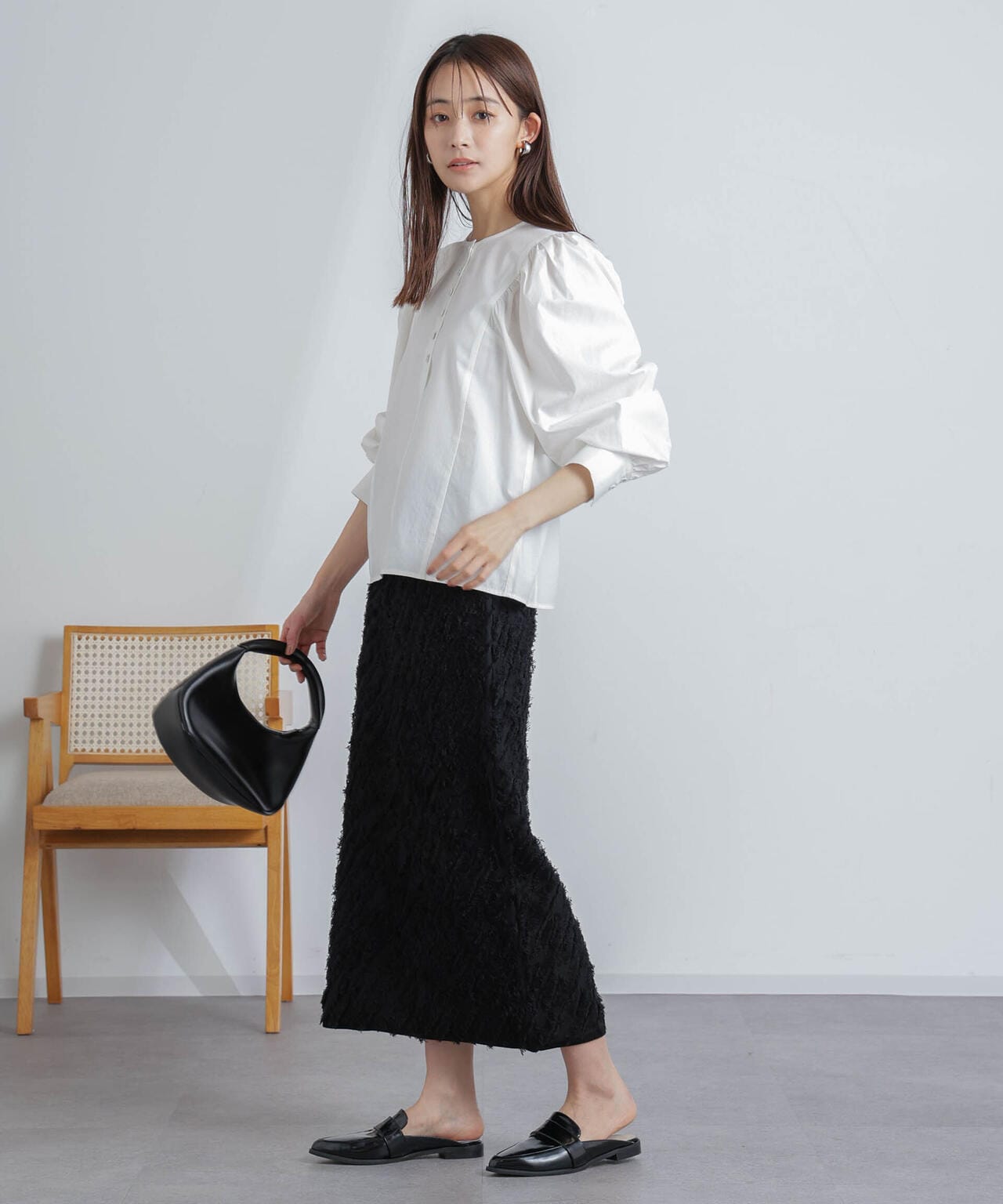 フリンジニットスカート(セットアップ可) 6694130303