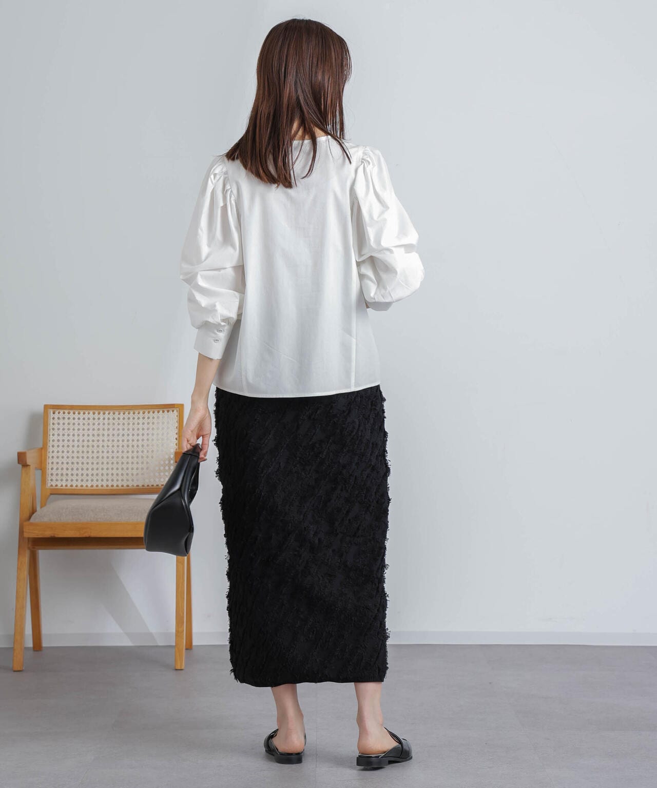 フリンジニットスカート(セットアップ可) 6694130303