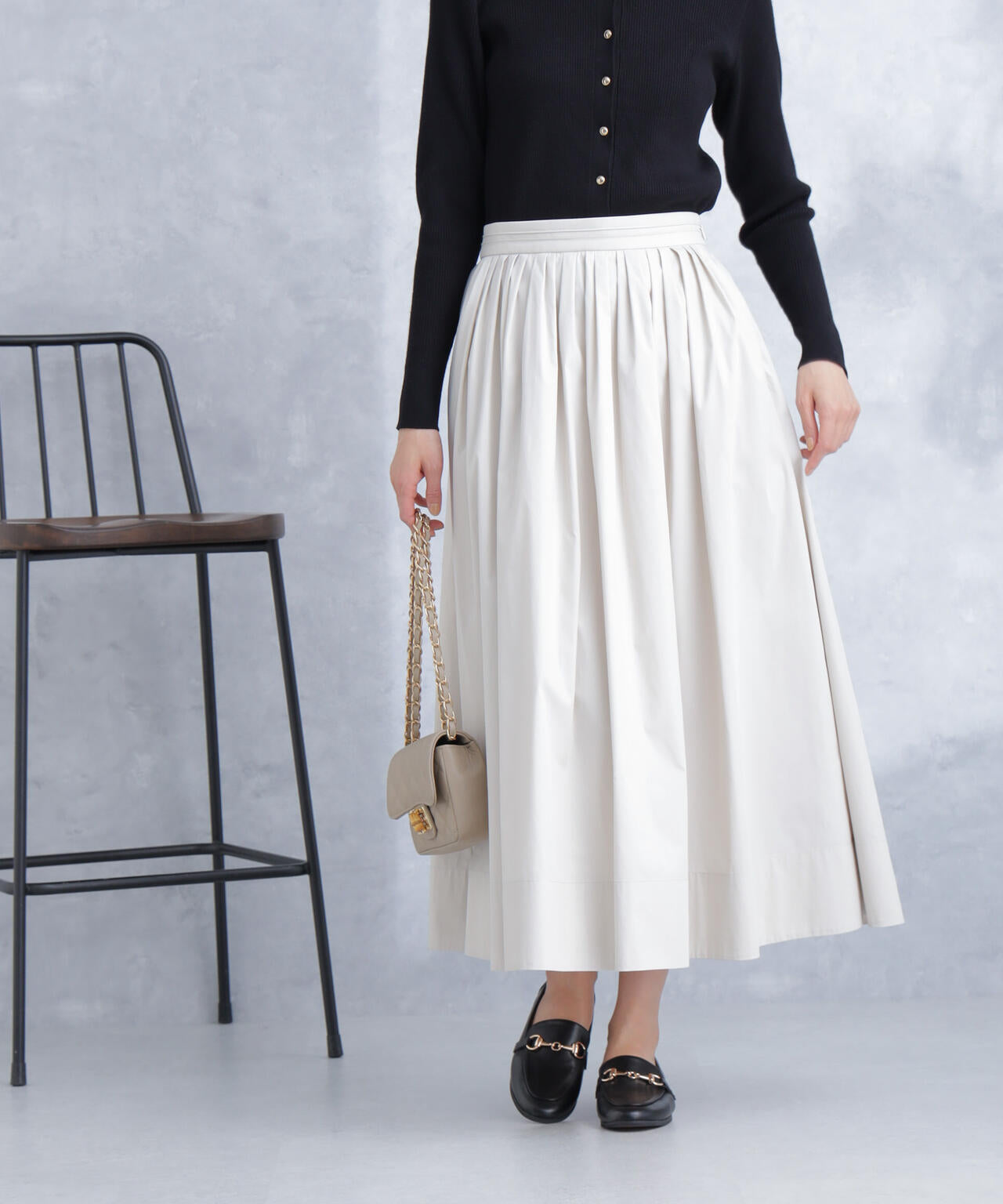 ランダムタックタフタスカート(セットアップ可) 6694130305