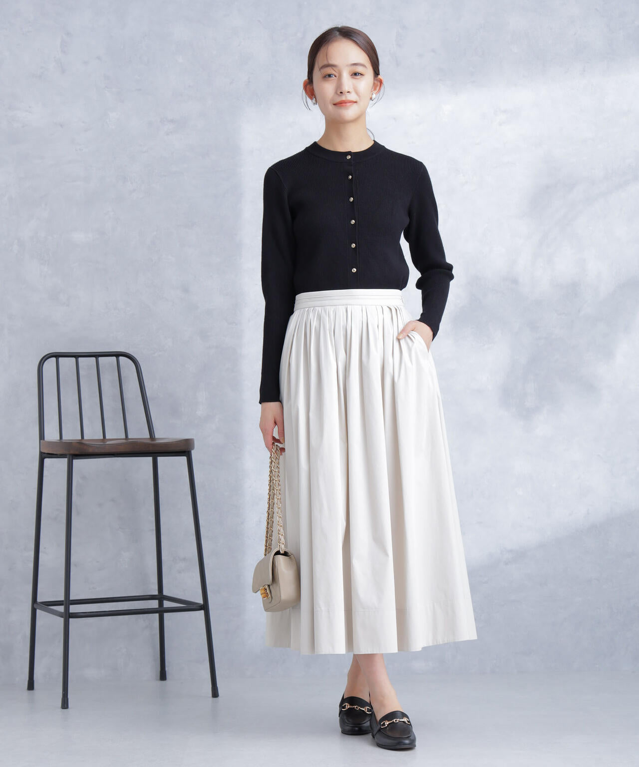 ランダムタックタフタスカート(セットアップ可) 6694130305