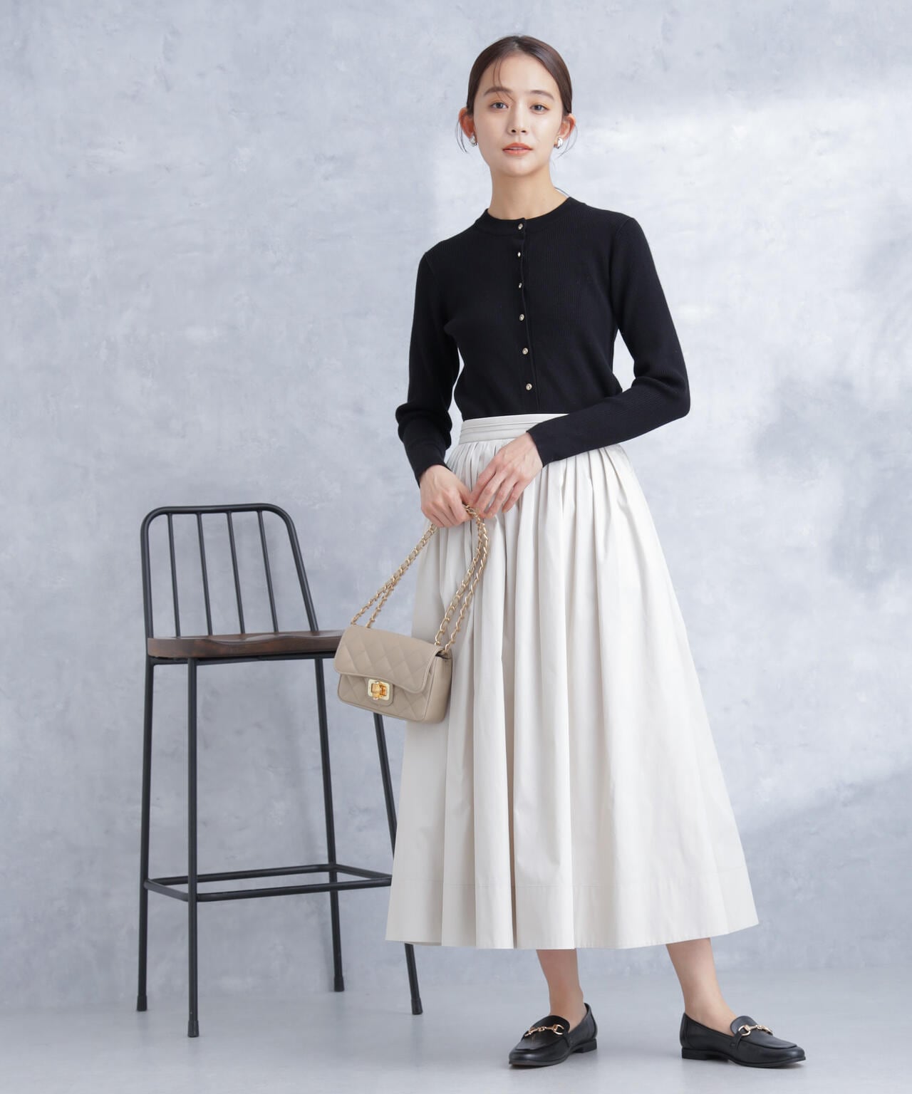 ランダムタックタフタスカート(セットアップ可) 6694130305