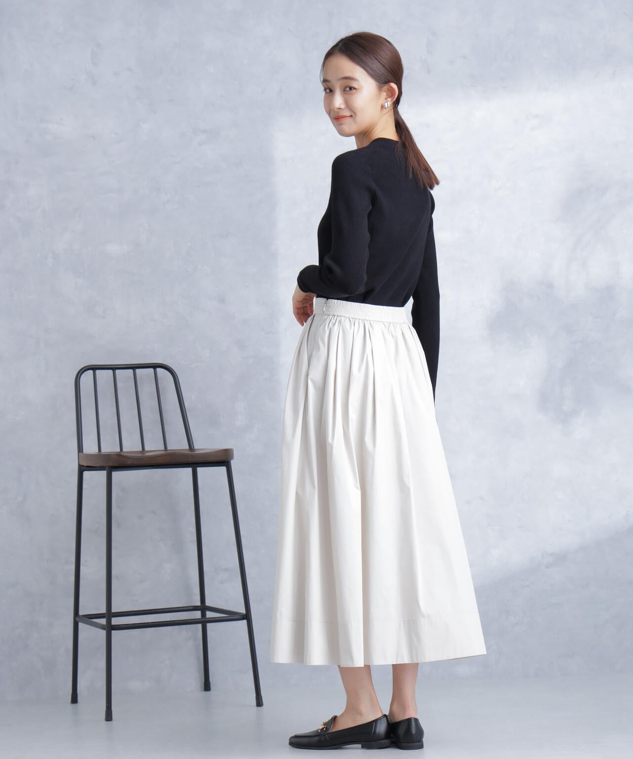 ランダムタックタフタスカート(セットアップ可) 6694130305