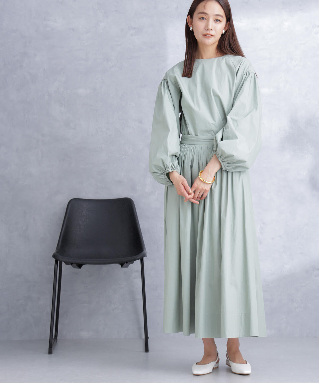 ランダムタックタフタスカート(セットアップ可) 6694130305