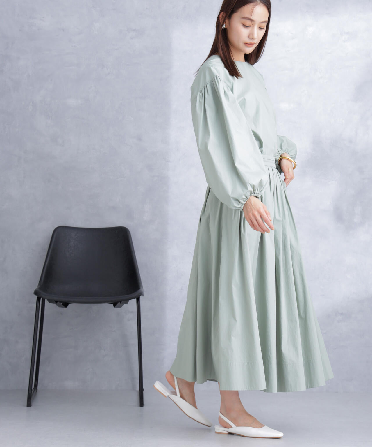 ランダムタックタフタスカート(セットアップ可) 6694130305