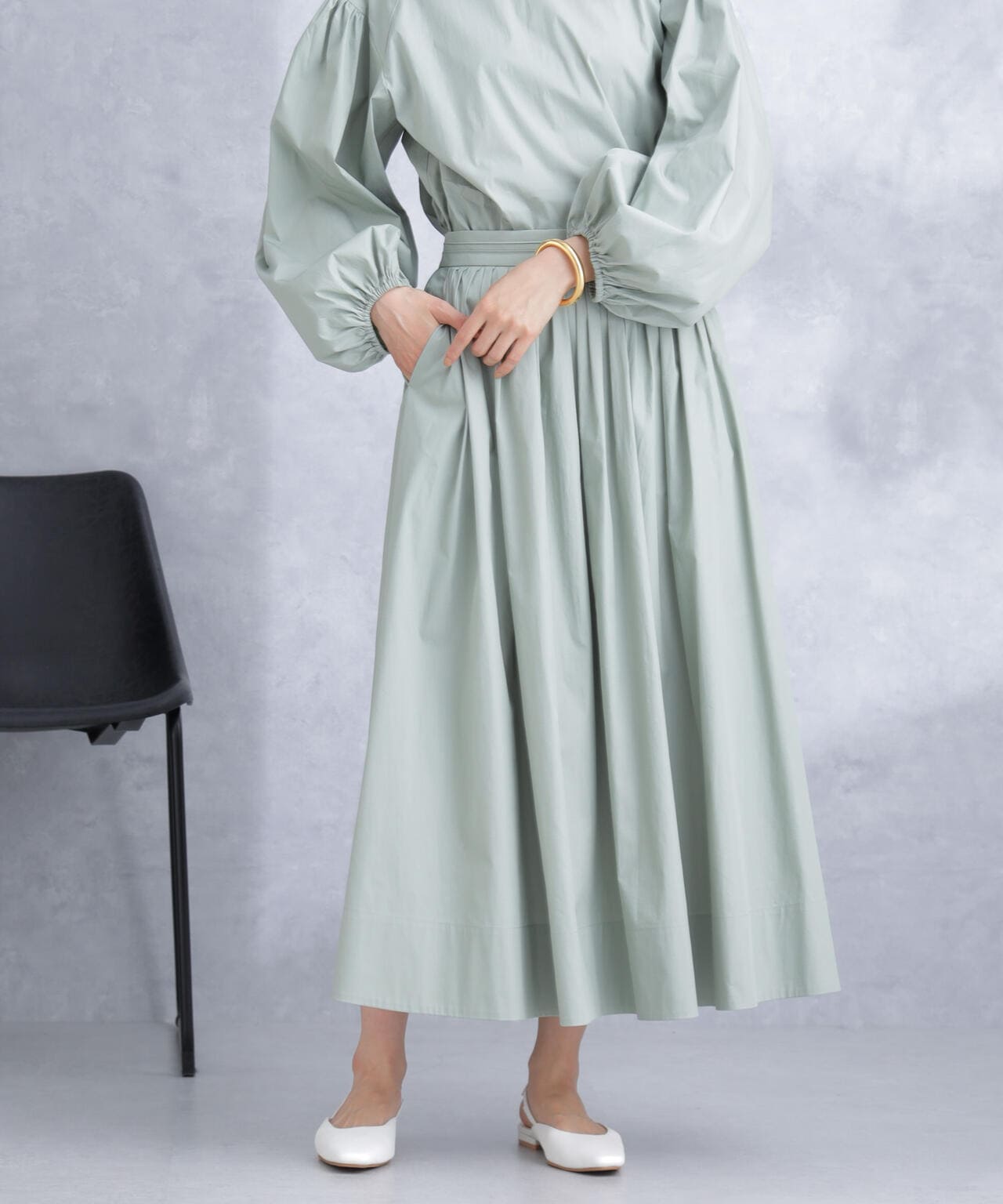 ランダムタックタフタスカート(セットアップ可) 6694130305