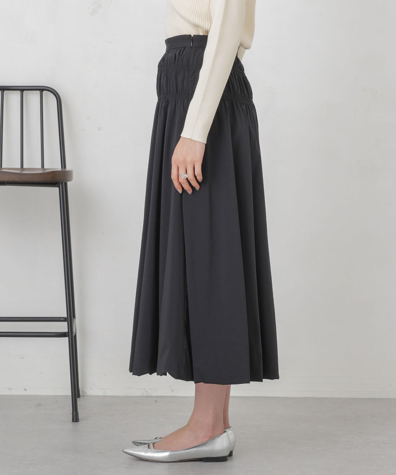 シャーリングギャザーバルーンスカート 6694130309