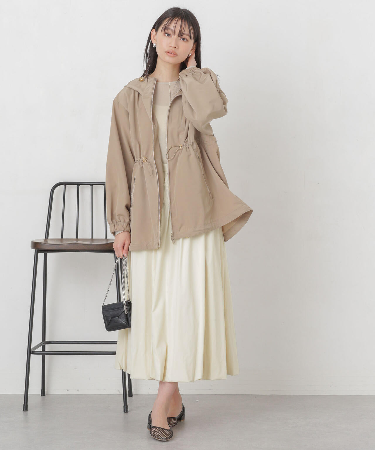 シャーリングギャザーバルーンスカート 6694130309