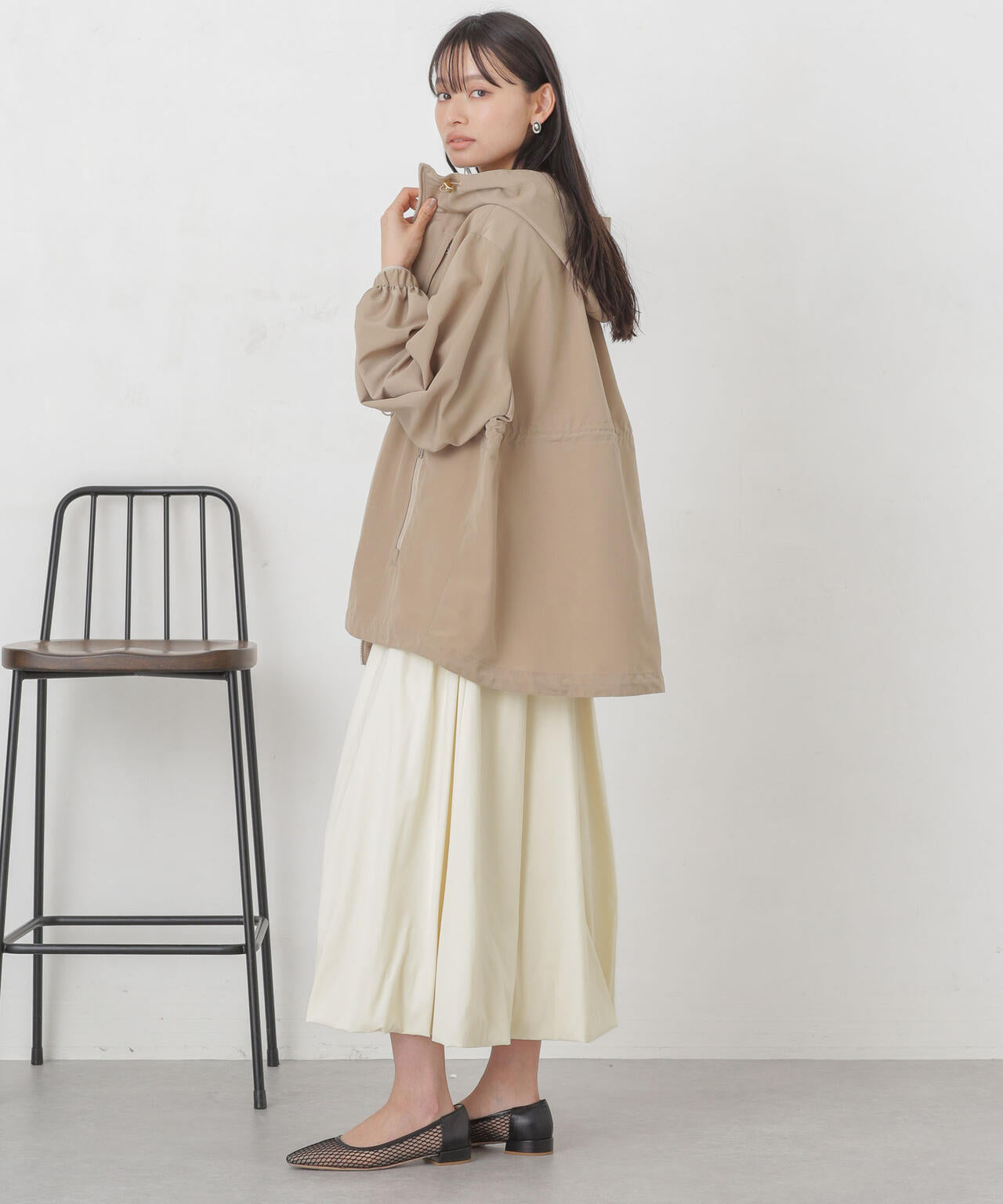 シャーリングギャザーバルーンスカート 6694130309