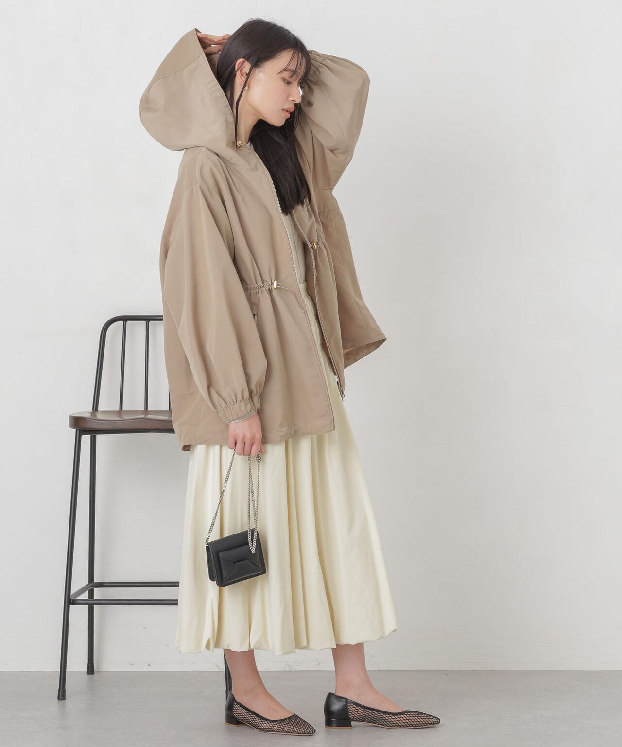 シャーリングギャザーバルーンスカート 6694130309