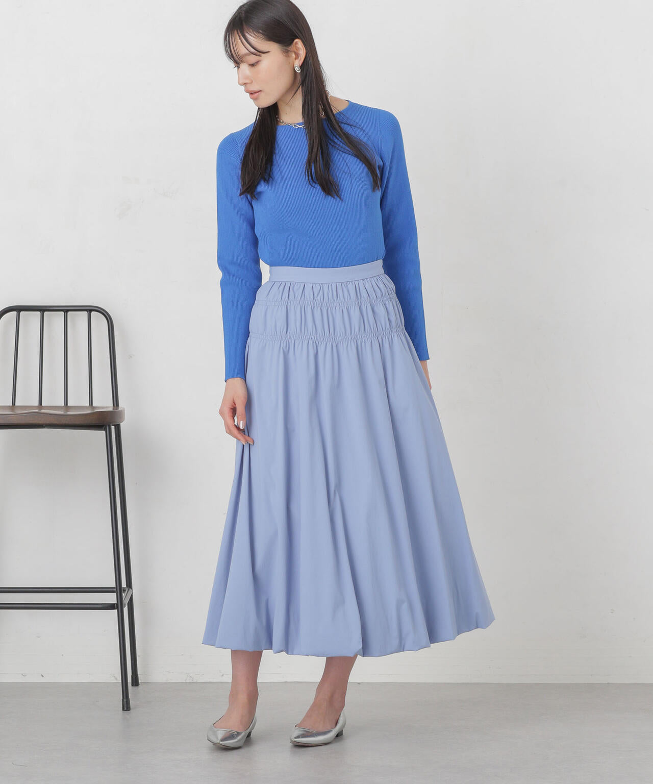 シャーリングギャザーバルーンスカート 6694130309