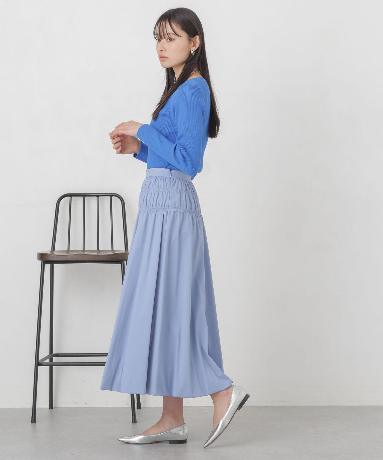 シャーリングギャザーバルーンスカート 6694130309