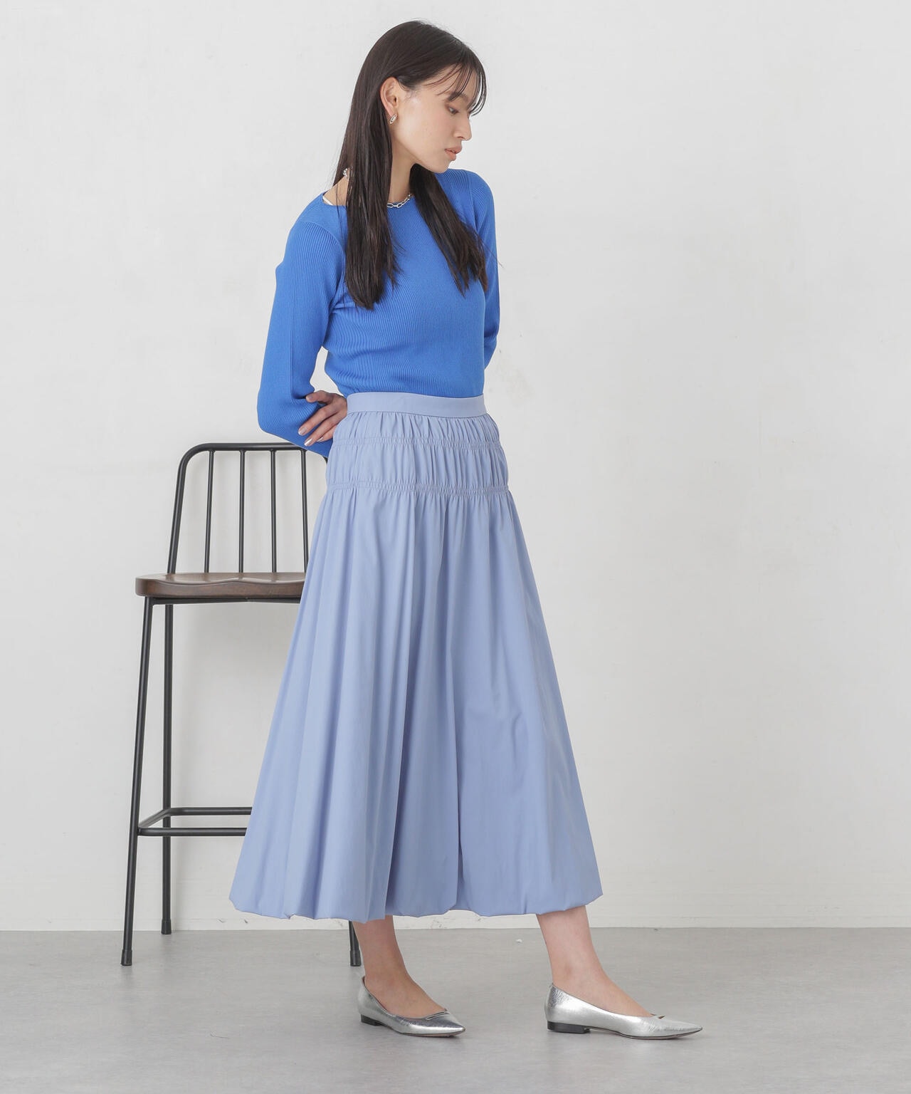 シャーリングギャザーバルーンスカート 6694130309