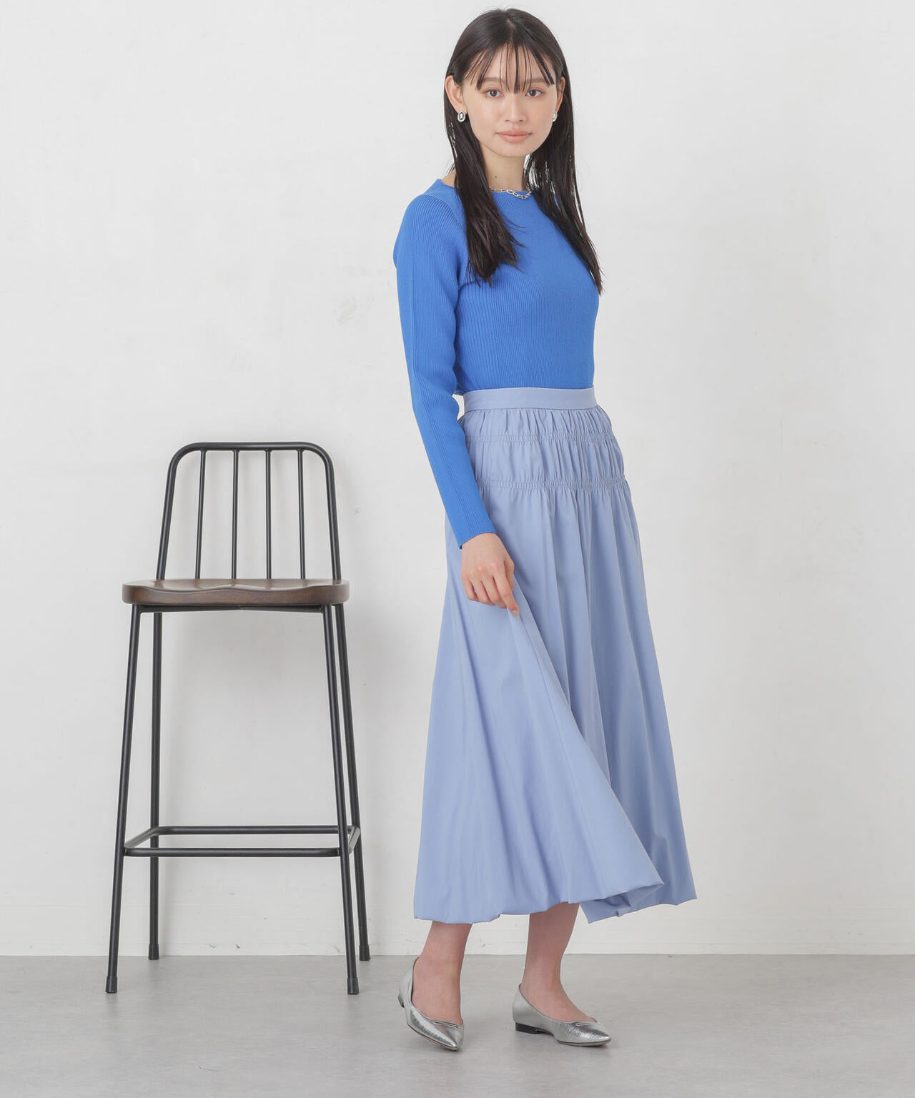 シャーリングギャザーバルーンスカート 6694130309