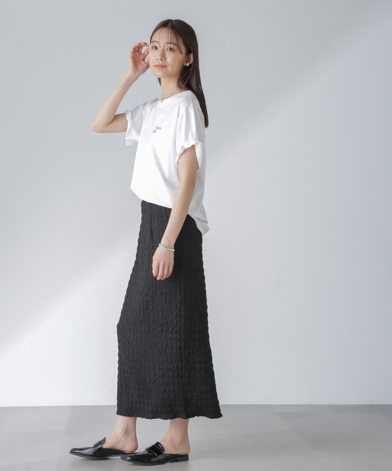 フクレシャーリングタイトスカート(セットアップ可) 6694130312