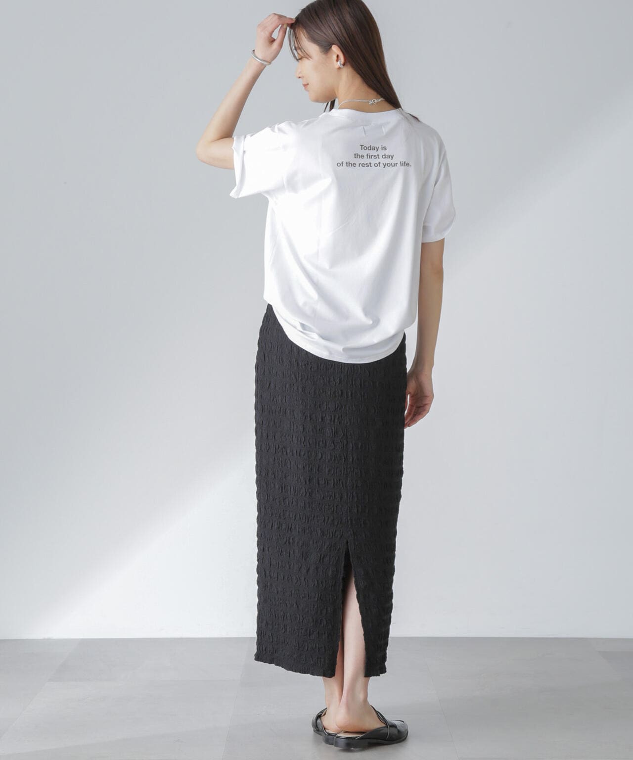 フクレシャーリングタイトスカート(セットアップ可) 6694130312