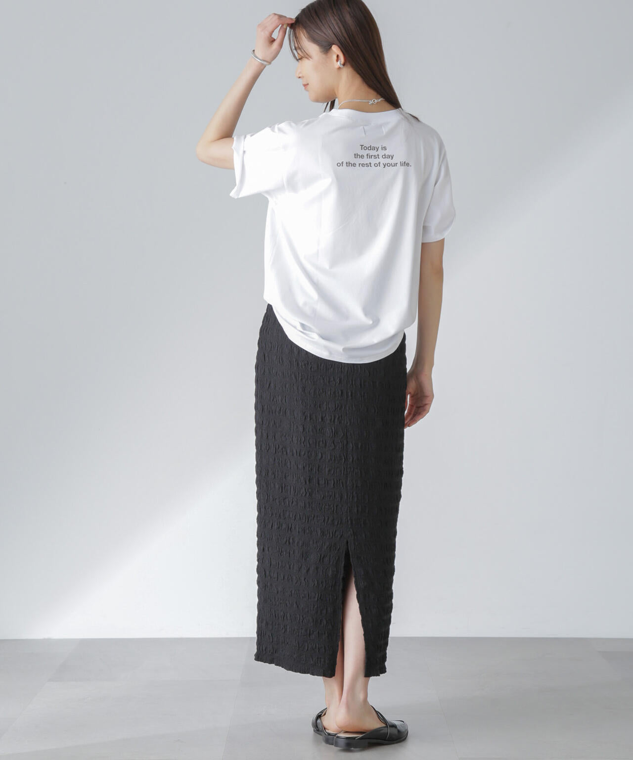 フクレシャーリングタイトスカート(セットアップ可) 6694130312