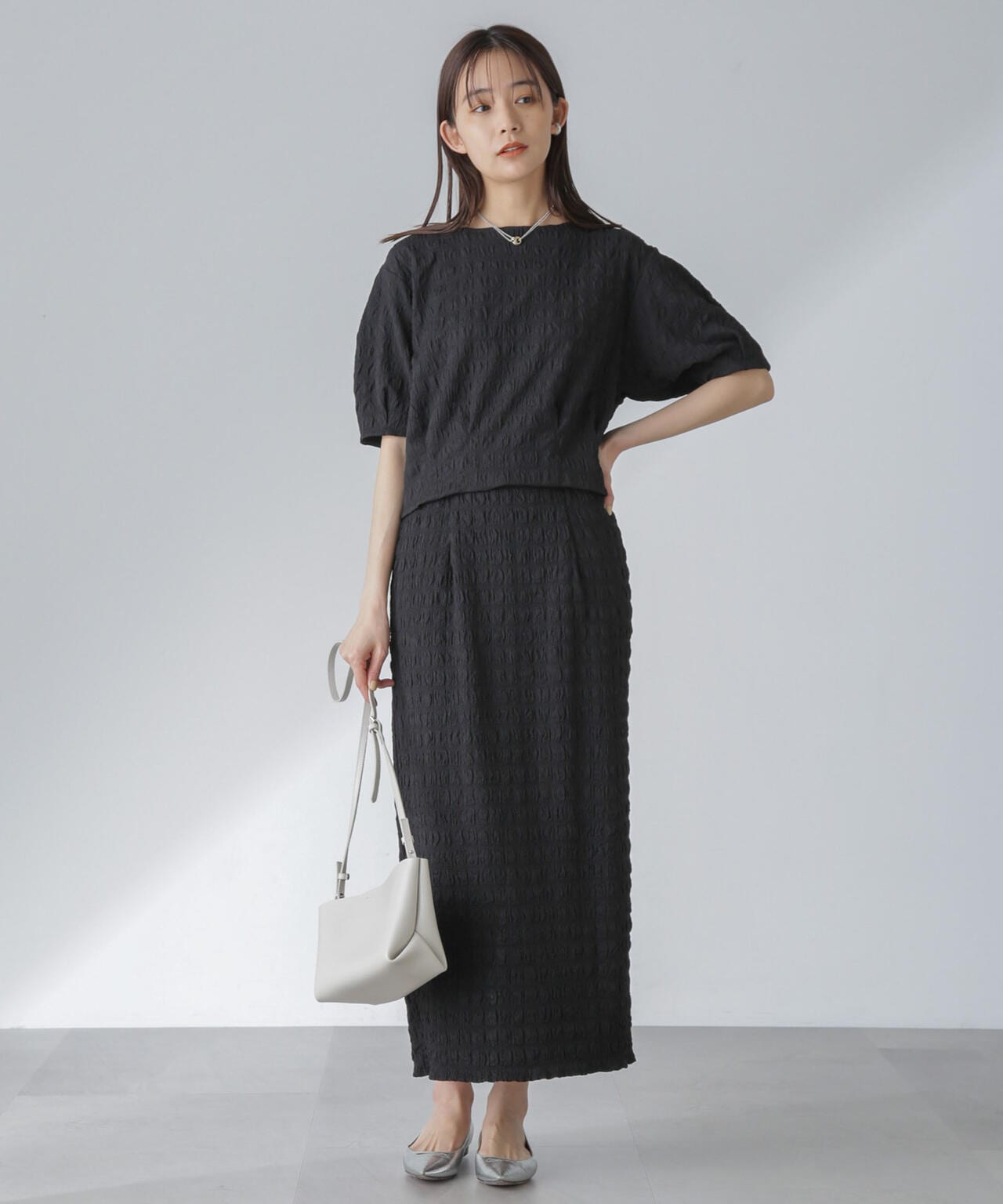 フクレシャーリングタイトスカート(セットアップ可) 6694130312