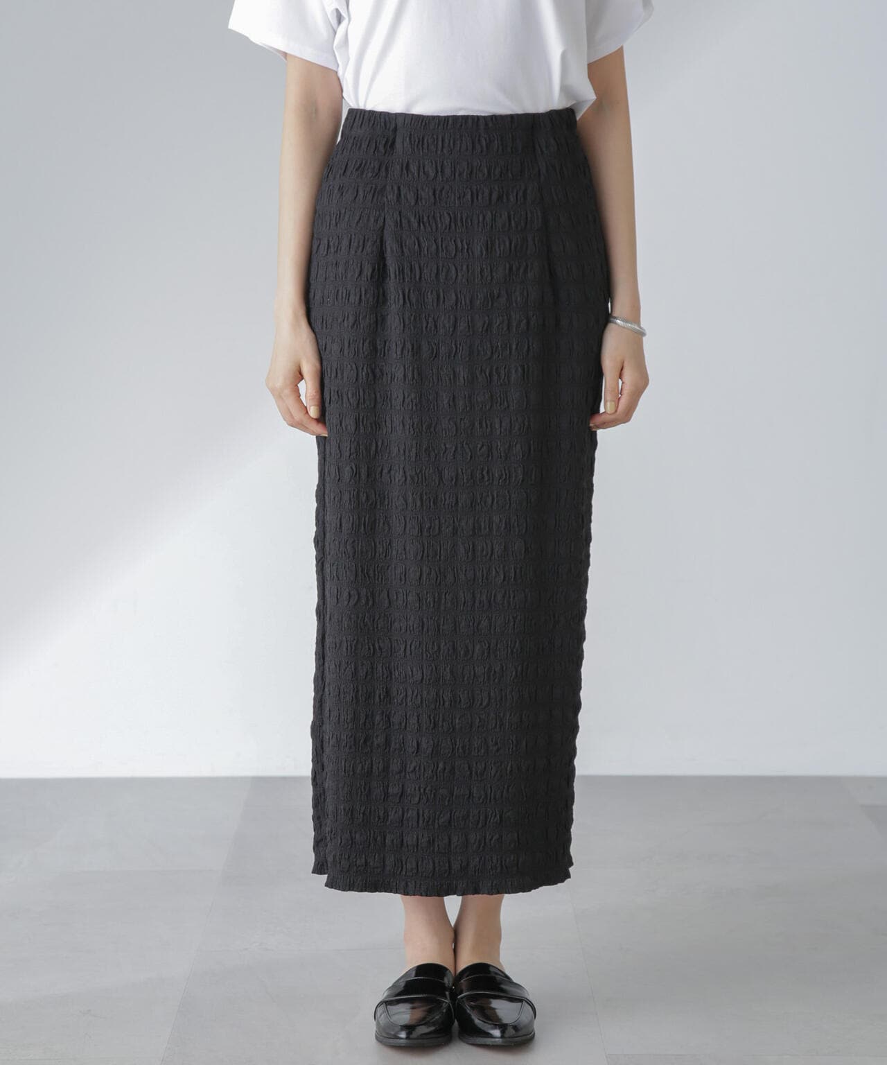 フクレシャーリングタイトスカート(セットアップ可) 6694130312