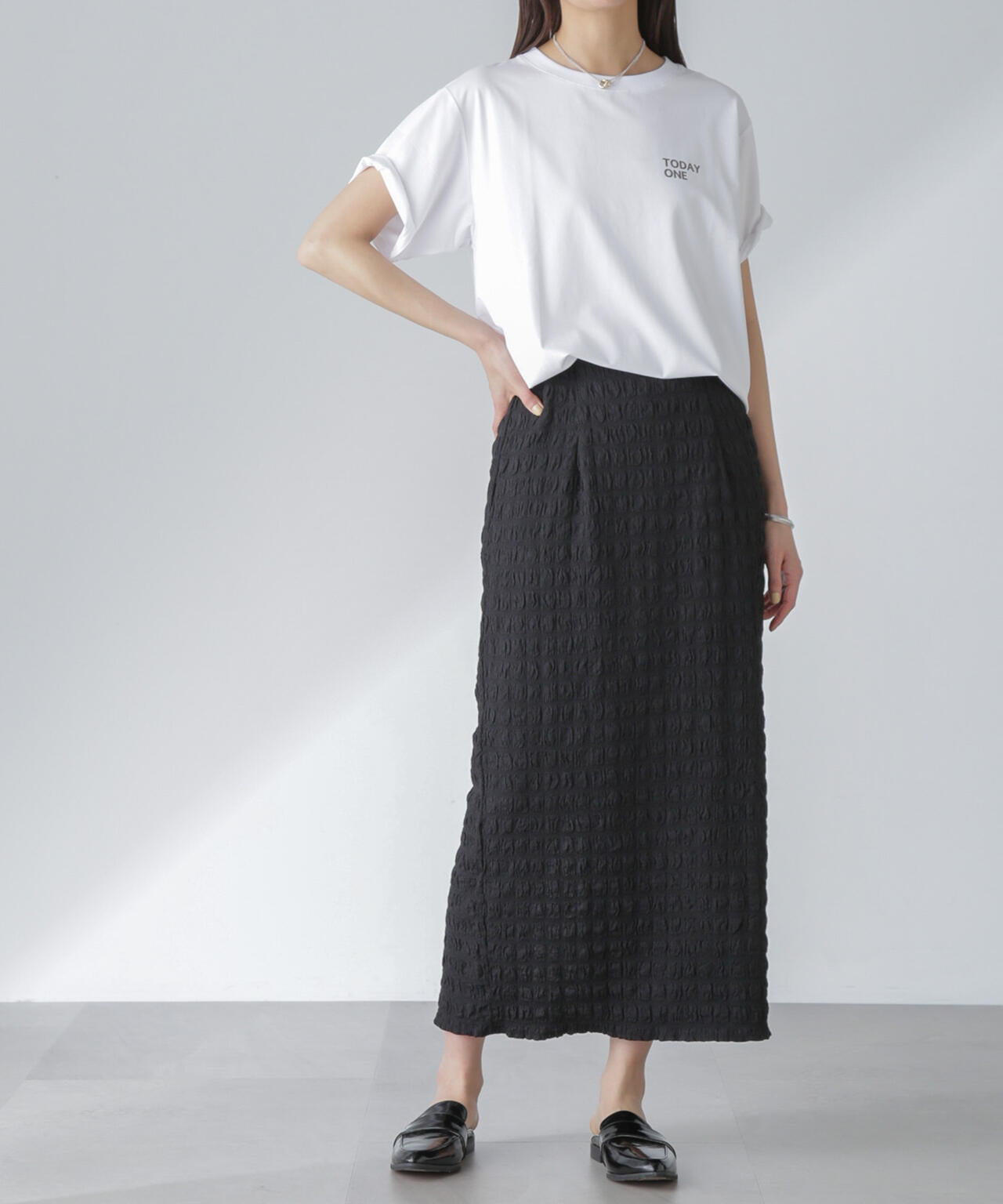 フクレシャーリングタイトスカート(セットアップ可) 6694130312